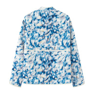 Damen außergewöhnliche Steppjacke mit floralen Mustern und praktischen Taschen WW