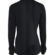 Damen Langarmshirt mit einzigartiger Knopfdetail WW