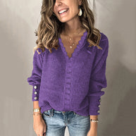 Einfacher und stilvoller Winterpullover
