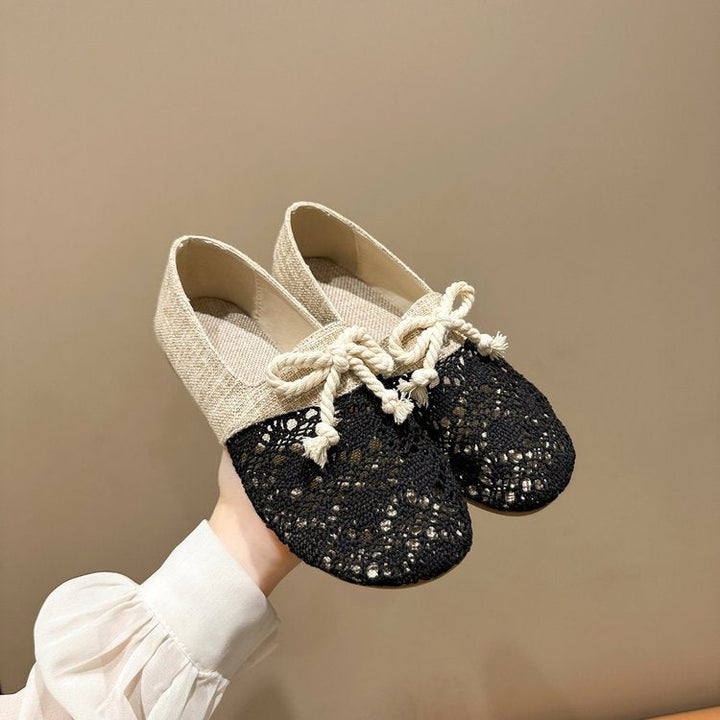 Damen Ballerinas mit raffinierter Häkelspitze und hochwertigem Obermaterial W&W Mode