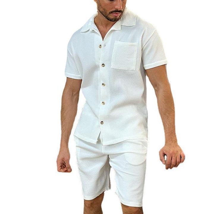 W&W Mode Polo Kurzarm-Shorts Set