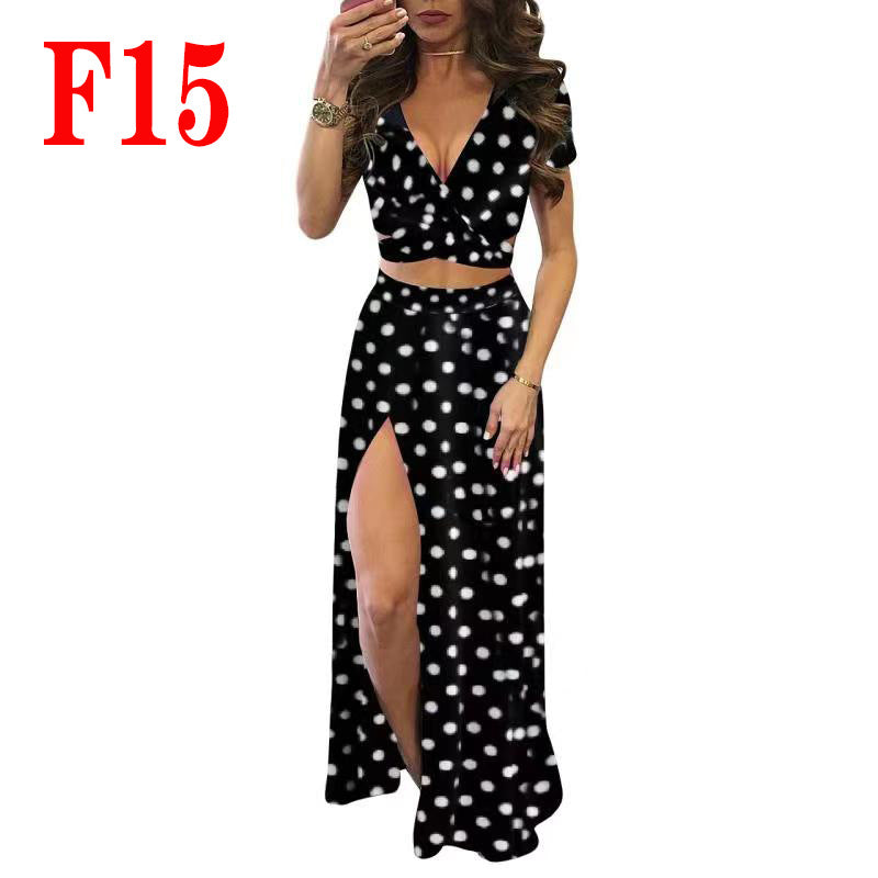 WW | Digitaler Druck Floral Zwei-Teile-Set