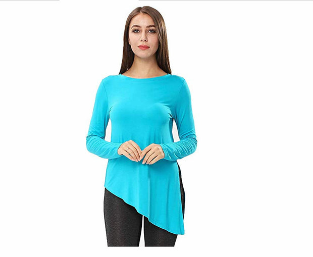 Damen asymmetrisches Langarmshirt WW