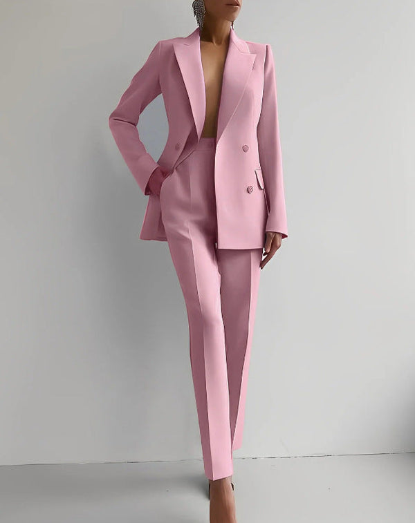 WW | Elegante Blazer Und Hosen Satz
