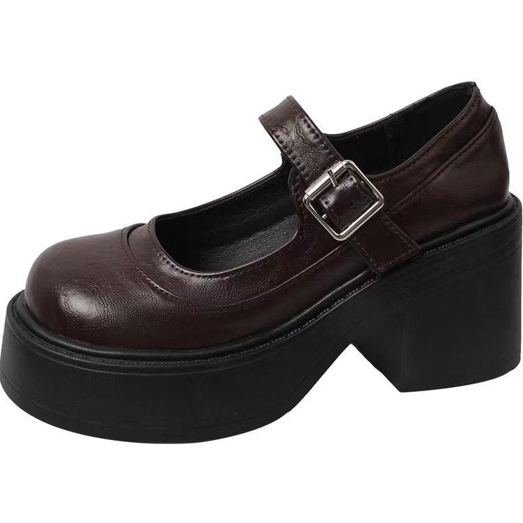 Damen Mary Jane Pumps mit modernem Design und hochwertiger Schnalle W&W