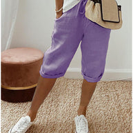 Leichte Shorts mit elastischem Bund für Damen WW