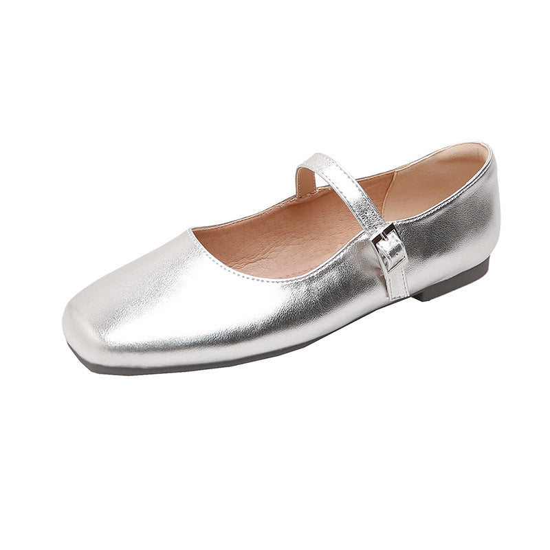 Damen Ballerinas mit modischem Riemchen und klassischem Design WW