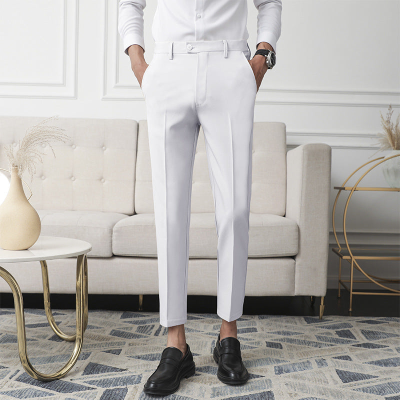 Herren Slim-Fit-Hose im klassischen Stil