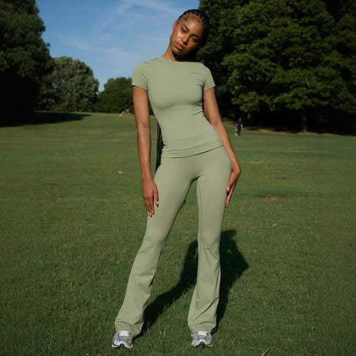 Damen Sportliches Yoga-Outfit WW