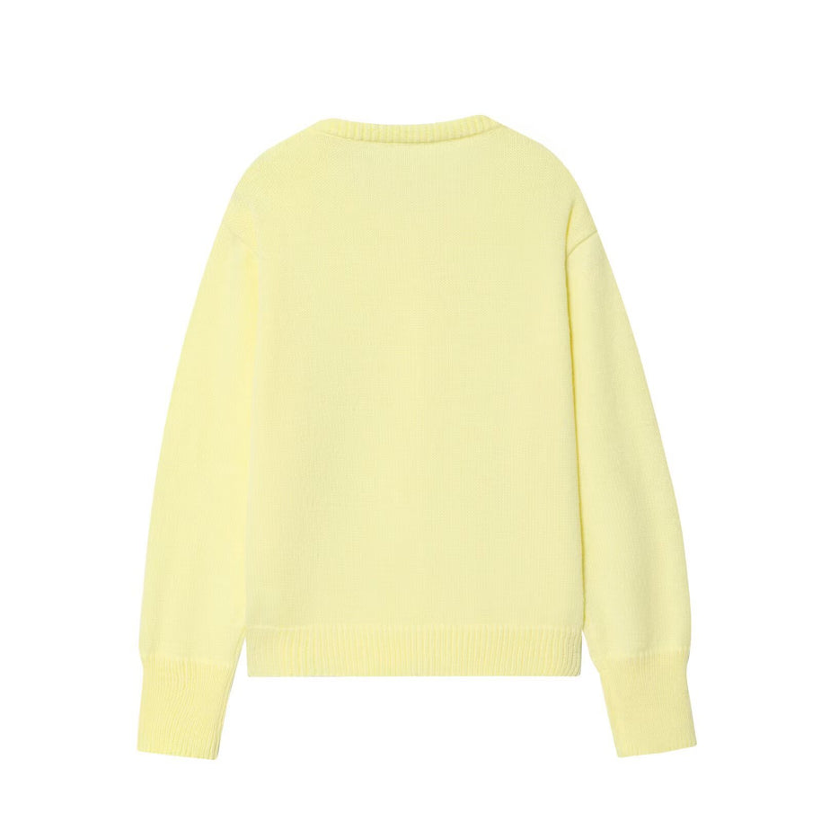 Damen stilvolle Strickjacke mit Knopfleiste und Rundhalsausschnitt WW