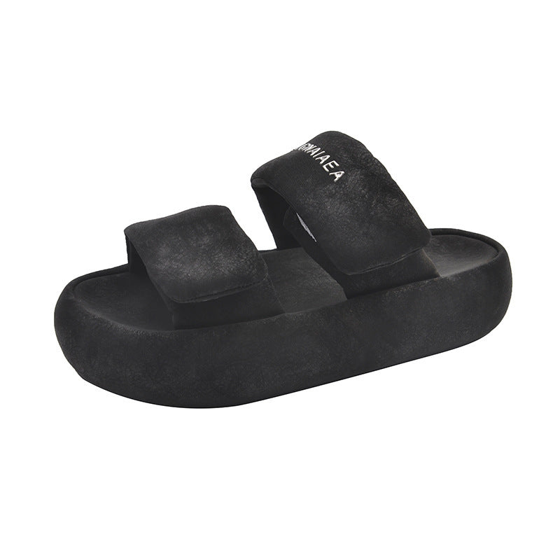 Damen Comfort Slide Sandalen mit verstellbaren Riemen WW