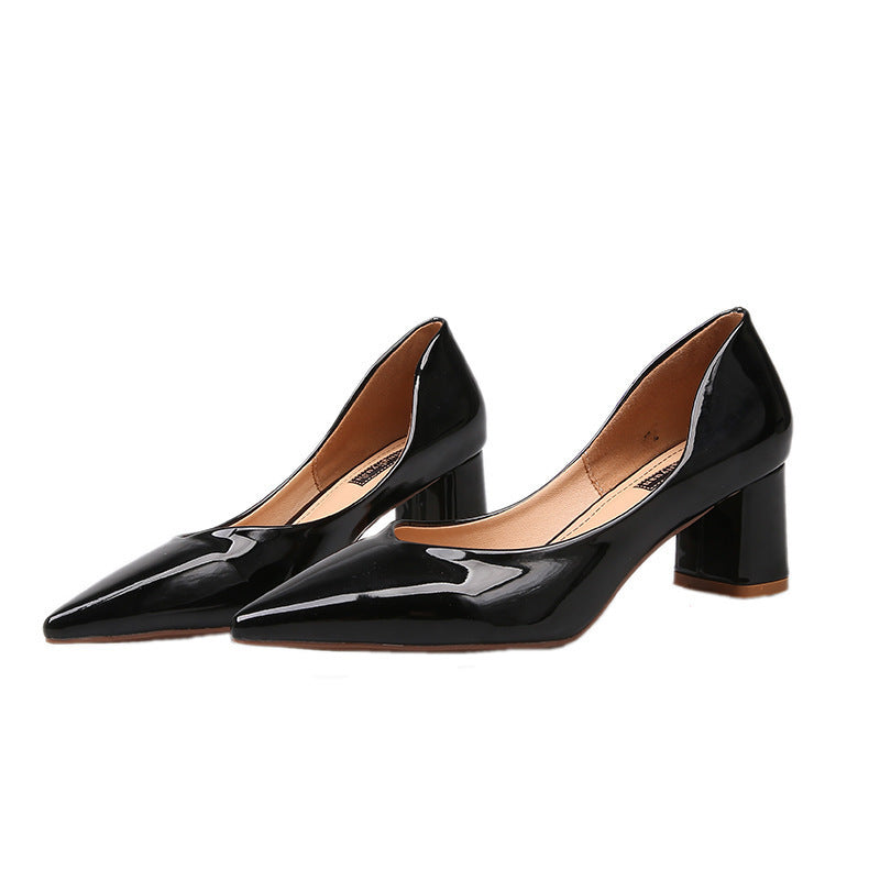 Damen Elegante und zeitlose Absatzschuhe mit blockförmigem Absatz WW
