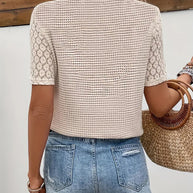 WW | Stylisches T-shirt mit V-ausschnitt für Inen Schicken Look