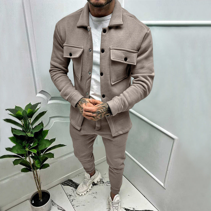 W&W Mode | 2 Teiliges Wildleder Satz Hemd Und Hose
