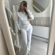 Damen sportliches Zweiteiler-Set WW