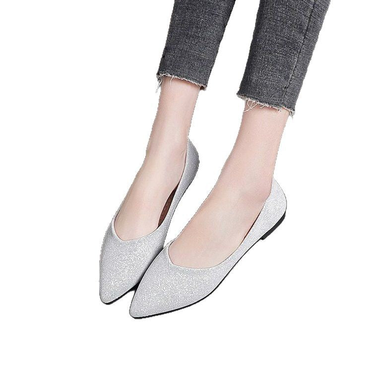 Damen elegante Ballerinas mit schickem Obermaterial und komfortabler Sohle W&W