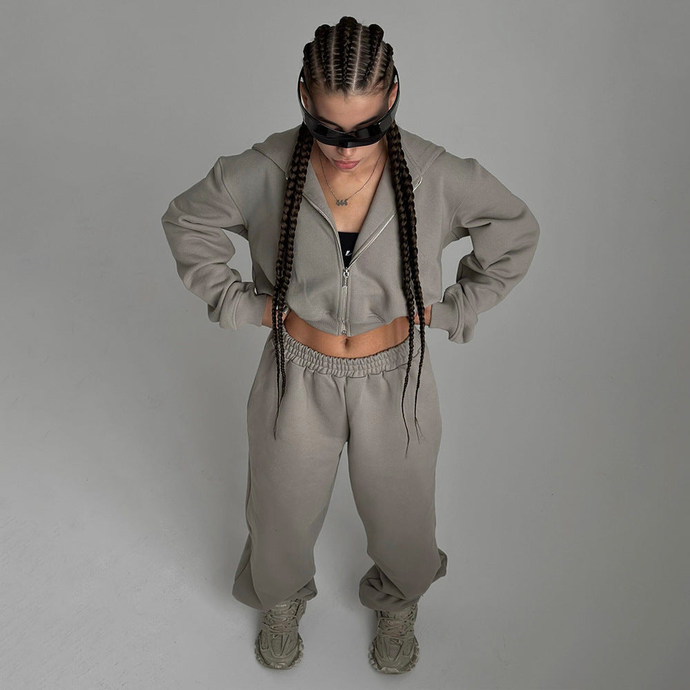 Damen Sportlicher Freizeitanzug mit lockerer Passform WW