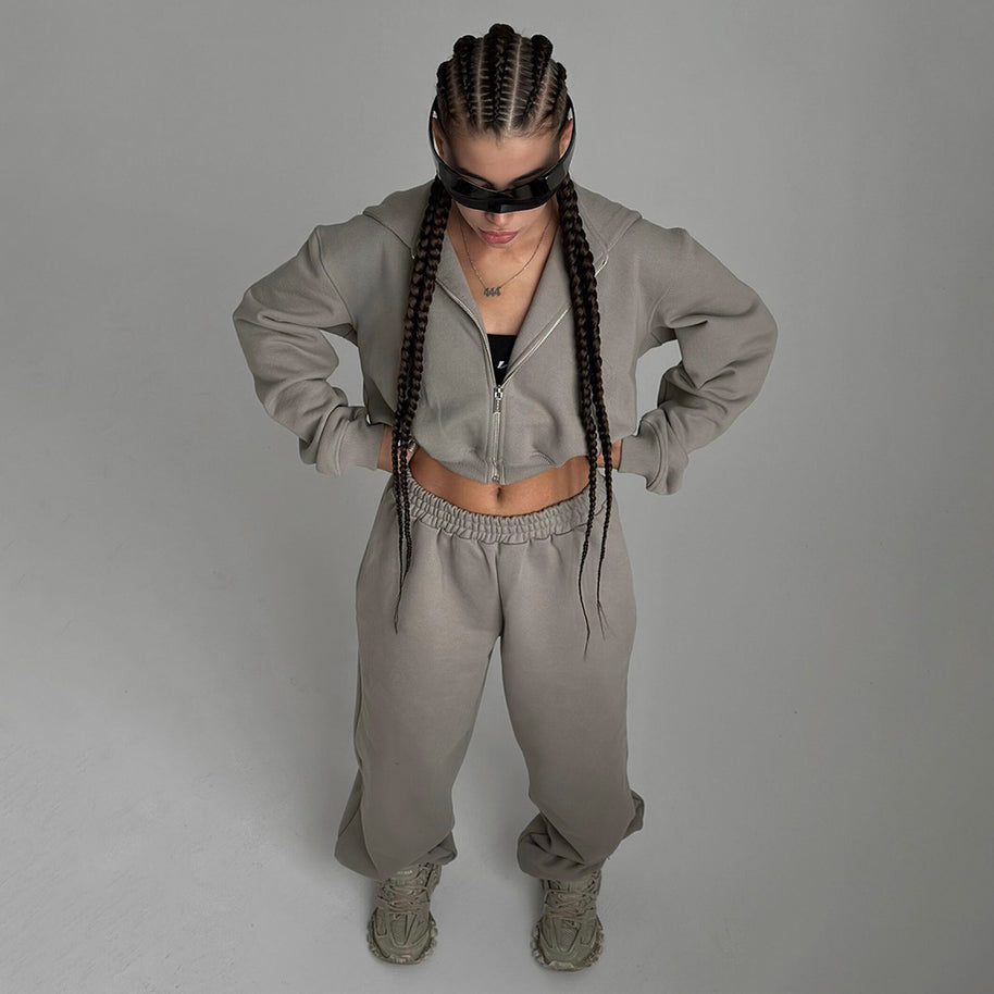 Damen Sportlicher Freizeitanzug mit lockerer Passform WW