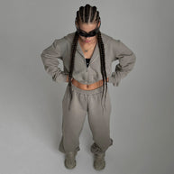 Damen Sportlicher Freizeitanzug mit lockerer Passform WW