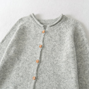 Damen Strickjacke mit elegante Spitzenverzierung WW