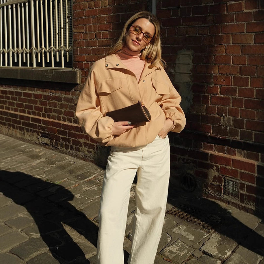 Damen Sportliche Oversized-Jacke WW