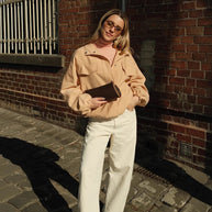 Damen Sportliche Oversized-Jacke WW