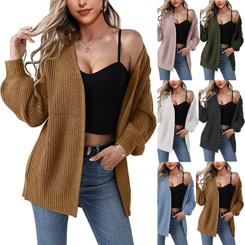 Damen Strickcardigan mit lässiger Oversized-Passform WW