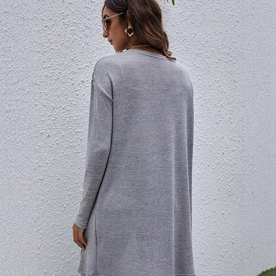 Damen Strick-Cardigan mit lässigem Schnitt und praktischen Taschen WW
