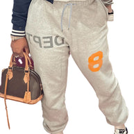 Damen Bequeme Sportpants mit moderner Grafik und elastischem Bund WW