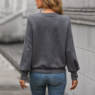 Damen Sweatshirt mit strukturiertem Design und lässigem Schnitt WW
