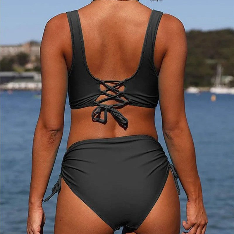 Damen Bikini-Set mit figurformendem und knotenfreiem Oberteil WW