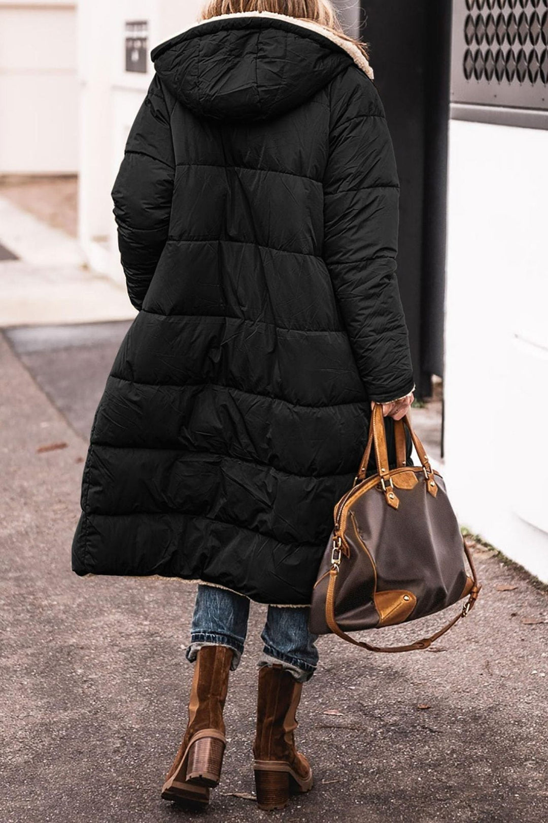 W&W Mode | Wendbare Lange Pufferjacke