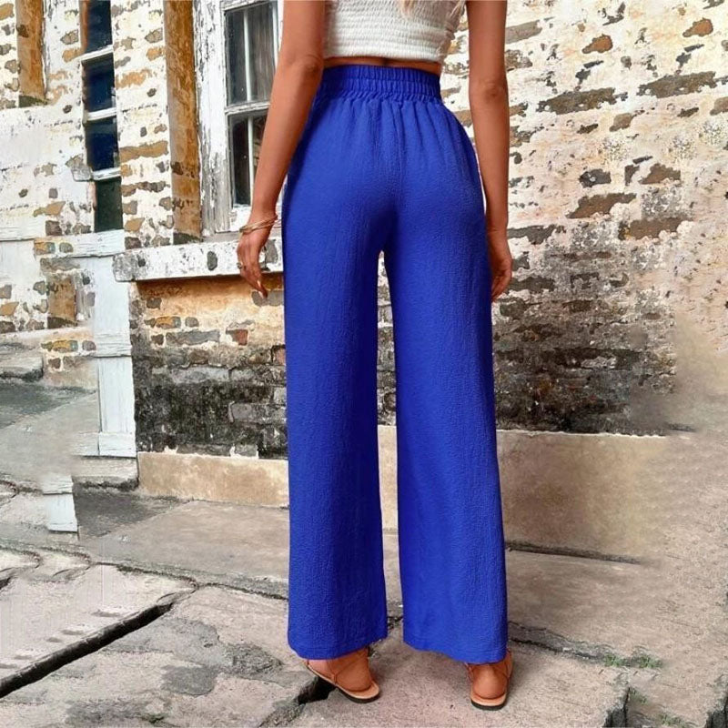 W&W Mode | Farbige Luftige Sommerhosen Damen Mit Weitem Bein Für Frauen