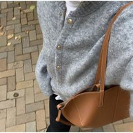 Damen Strickjacke mit knöpfbarem Design und weichem Material WW