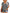 Damen V-Ausschnitt T-Shirt mit sportlichem Streifenmuster und lockerem Schnitt WW