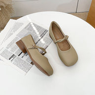 Damen Ballerinas mit dekorativem Riemchen und kleiner Verzierung WW