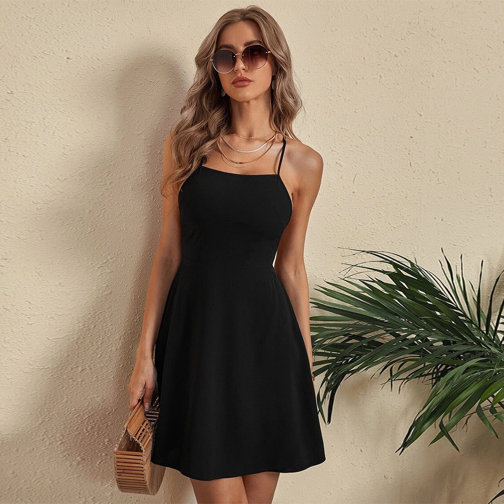 WW | Trägerloses Rückwärts-Bindekleid vielseitig