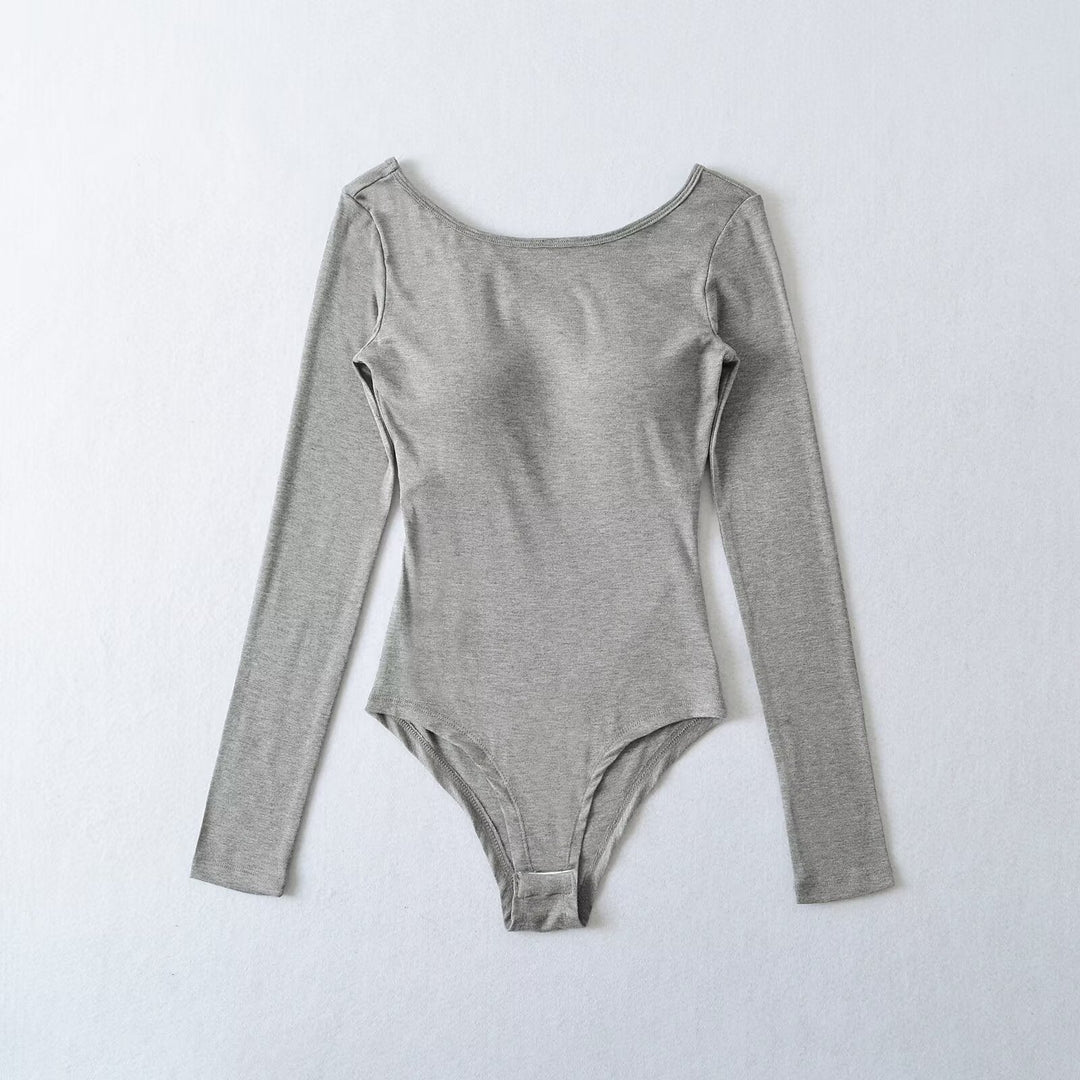 Damen Bodysuit mit elegantem Schnitt und hochwertigen Materialien W&W Mode