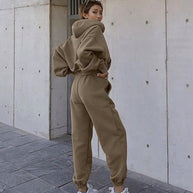 Damen Bequemer Kapuzenpullover mit lässigem Schnitt und praktischen Taschen WW