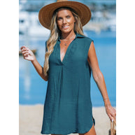 Damen Strandkleid mit leichter, luftiger Baumwolle WW