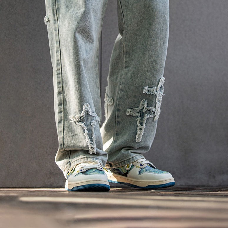 W&W Mode | Gogh Starry Night Inspirierte Sneakers