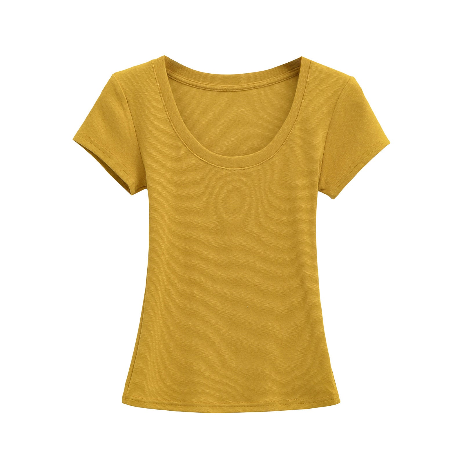 Damen Rundhals T-Shirt aus atmungsaktivem Material mit strukturierter Oberfläche WW