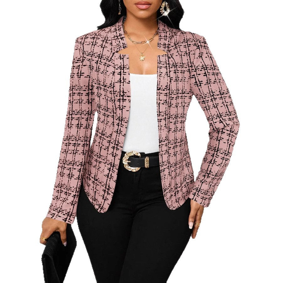Damen raffinierte Business-Blazerjacke WW
