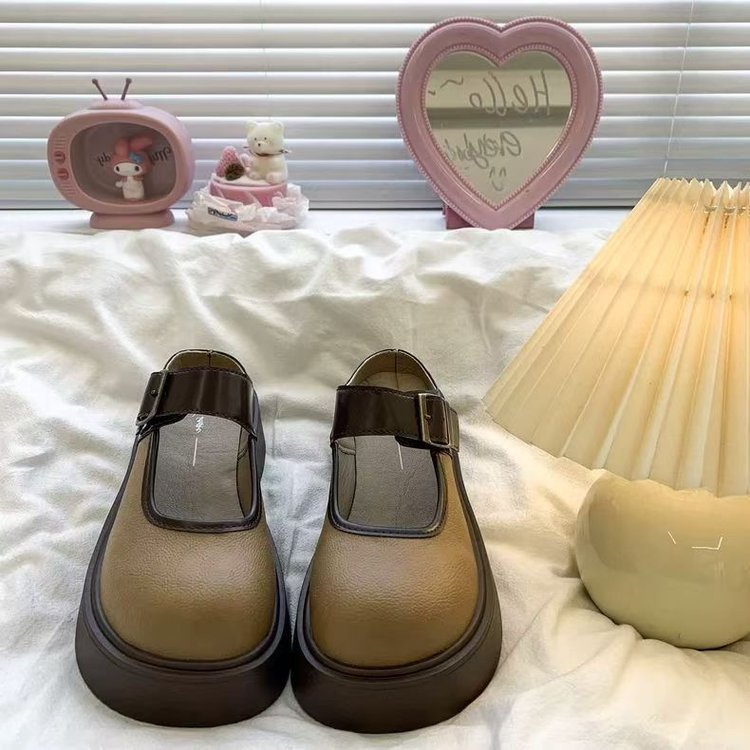 Damen Plateauschuhe mit modischem Schnallen-Design W&W