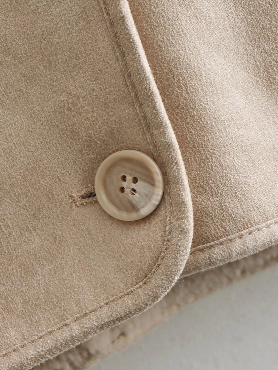 WW | Klassische Kurze Lederjacke Damen