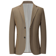 Damen stilvoller und moderner Sakko mit zwei Knöpfen und Taschen WW