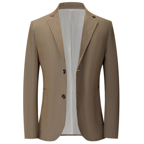 Damen stilvoller und moderner Sakko mit zwei Knöpfen und Taschen WW