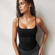 Damen Spaghettiträger Top mit anpassungsfähiger Passform WW