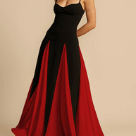 Damen Abendkleid mit asymmetrischem Schnitt WW