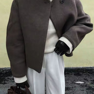 Damen Schulterjacke mit voluminösen Ärmeln und schickem Schnitt WW